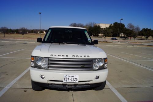 Nice 2003 land rover range rover - beautiful white suv.