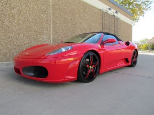 F430 f1 spider! wheels! carbon! bluetooth! scuderia! carfax certified! clean!