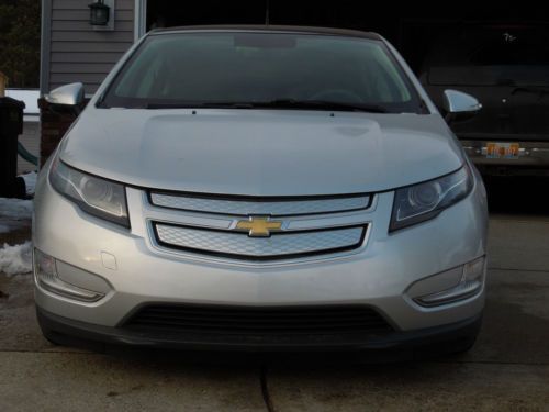 2012 chevy volt salvage title silver