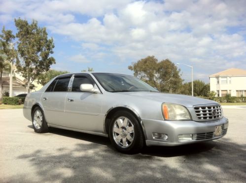 2003 cadillac deville dts sedan 4-door 4.6l + 30 pics inside auction!