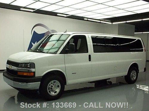 2013 chevy express 2lt 3500 15-passenger van diesel nav texas direct auto