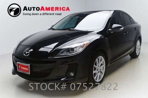 51k one 1 owner miles 2012 mazda 3 s touring nav tech package leather sunroof