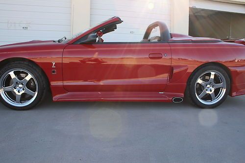 1997 roush cobra convertible signed by jack roush inside and under hood