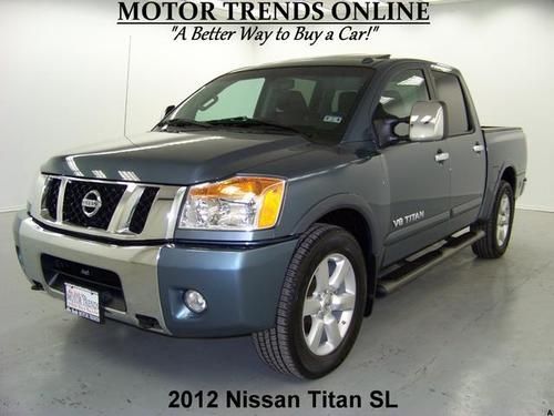 Sl navigation dvd sunroof leather htd seats park assist 2012 nissan titan 24k