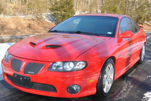 06 gto 6spd manual 400hp ls2 75k miles runs/drives salvage loaded