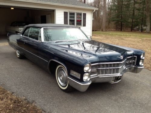 1966 cadillac deville base convertible 2-door 7.0l