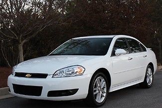 2012 chevy impala ltz white leather 
bluetooth satellite radio one owner