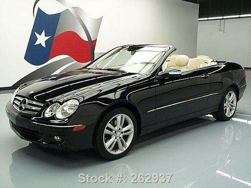 2009 mercedes-benz clk350 convertible sport only 23k mi texas direct auto