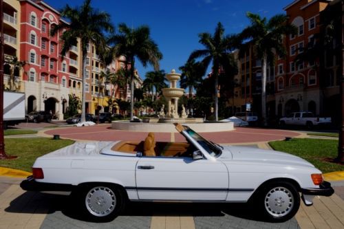 1987 mercedes-benz 560sl**super low miles**fl