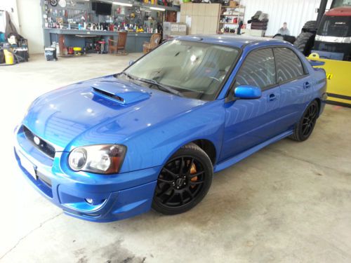 2005 Subaru Impreza WRX STI Sedan 4-Door 2.5L Blue, US $28,000.00, image 3
