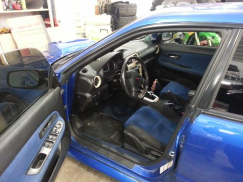 2005 Subaru Impreza WRX STI Sedan 4-Door 2.5L Blue, US $28,000.00, image 6