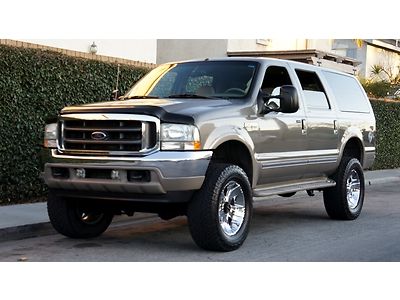 Excursion hard loaded-limited lift'd 7.3l powerstroke tv/dvd heat'd seats mint!