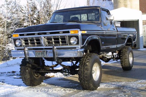 1977 ford f250 high boy bbf 460 built c6 automatic pro street pickup truck lift