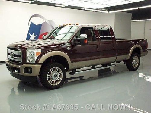 2011 ford f-350 king ranch diesel fx4 4x4 sunroof nav texas direct auto