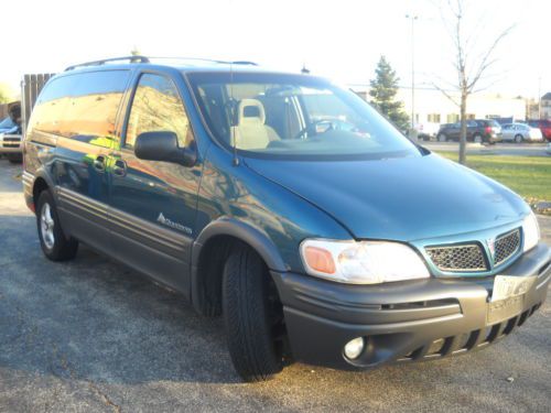 2002 pontiac montana  police seizure no reserve