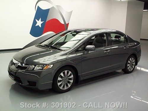 2010 honda civic ex sedan auto sunroof cruise ctrl 44k texas direct auto