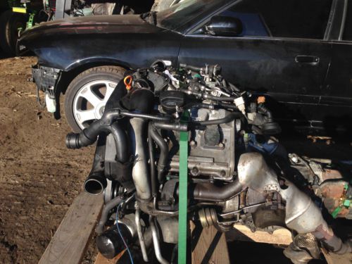 2000 audi s4 2.7 engine and 6 speed transmission, blown turbo.