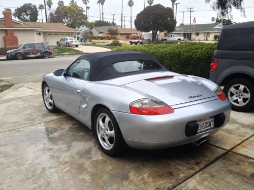 2000 porsche boxster roadster convertible 2-door 2.7l (blown motor)