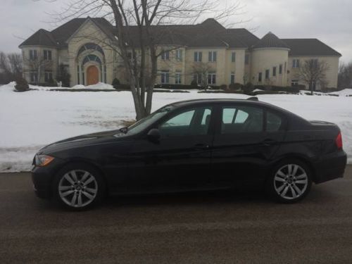 2007 black bmw 328xi (awd) sedan