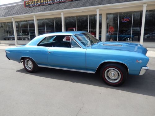 1967 chevrolet chevelle ss match#&#039;s 396 muncie 4 spd 45 miles on frame off resto