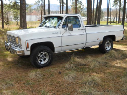 Chevrolet c10 silverado 1976 4x4 trailering special. 2 owner  no reserve.