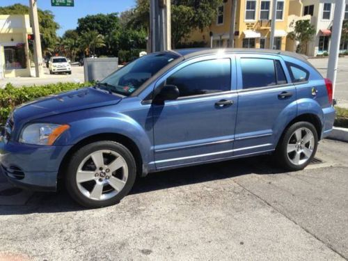 2007 dodge caliber sxt hatchback 4d blue excellent condition