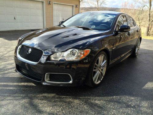 2011 jaguar xfr - black - 1 owner - warranty - outstanding condition - 510 hp