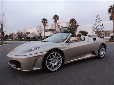 2005 ferrari f430 430 f1 spider in rare grigio ingrid - loaded with options