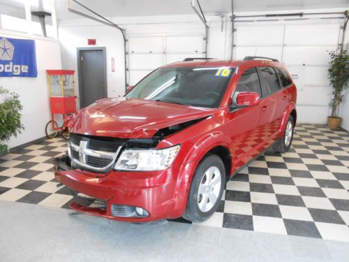 2010 dodge journey sxt 61k no reserve salvage rebuildable damaged