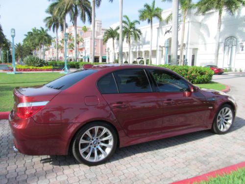 2006 BMW M5 V-10 *INDIANAPOLIS RED METALLIC* SMG TIP AUTO - DYNAMIC SEATING PKG, US $23,900.00, image 3