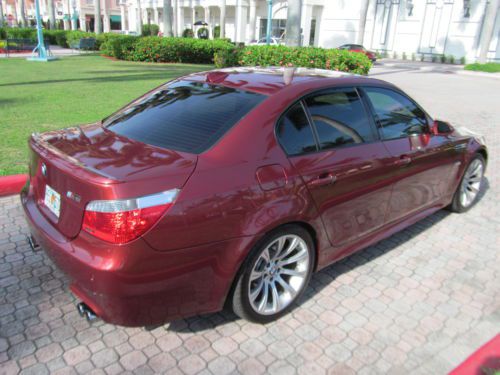 2006 BMW M5 V-10 *INDIANAPOLIS RED METALLIC* SMG TIP AUTO - DYNAMIC SEATING PKG, US $23,900.00, image 4