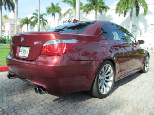 2006 BMW M5 V-10 *INDIANAPOLIS RED METALLIC* SMG TIP AUTO - DYNAMIC SEATING PKG, US $23,900.00, image 5