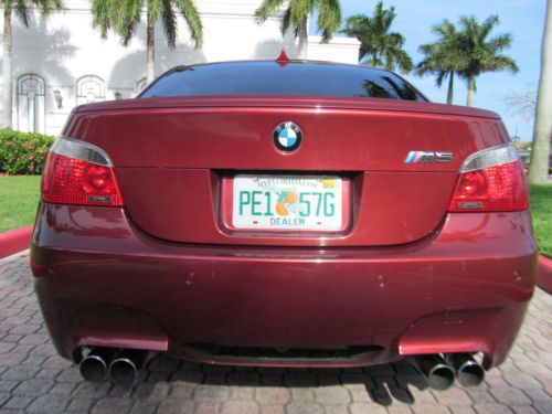 2006 BMW M5 V-10 *INDIANAPOLIS RED METALLIC* SMG TIP AUTO - DYNAMIC SEATING PKG, US $23,900.00, image 7