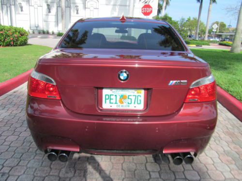 2006 BMW M5 V-10 *INDIANAPOLIS RED METALLIC* SMG TIP AUTO - DYNAMIC SEATING PKG, US $23,900.00, image 8