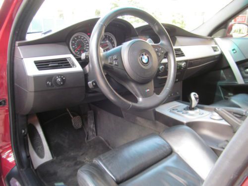 2006 BMW M5 V-10 *INDIANAPOLIS RED METALLIC* SMG TIP AUTO - DYNAMIC SEATING PKG, US $23,900.00, image 51