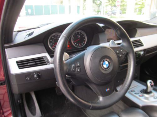 2006 BMW M5 V-10 *INDIANAPOLIS RED METALLIC* SMG TIP AUTO - DYNAMIC SEATING PKG, US $23,900.00, image 54