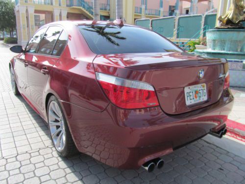 2006 BMW M5 V-10 *INDIANAPOLIS RED METALLIC* SMG TIP AUTO - DYNAMIC SEATING PKG, US $23,900.00, image 85