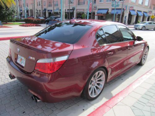 2006 BMW M5 V-10 *INDIANAPOLIS RED METALLIC* SMG TIP AUTO - DYNAMIC SEATING PKG, US $23,900.00, image 86