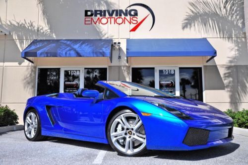 2007 lamborghini gallardo spyder! monterey blue! rare!!