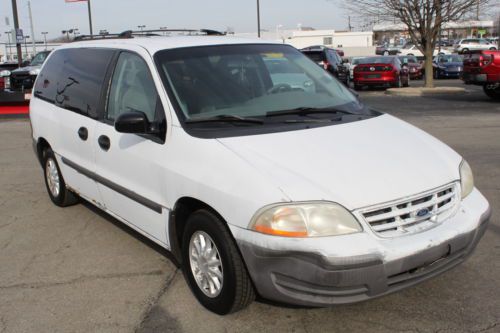 1999 ford windstar lx work van no reserve starts runs stops!!!!!!! cold ac