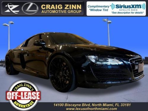 2009 r8 quattro coupe 4.2l nav heated seats