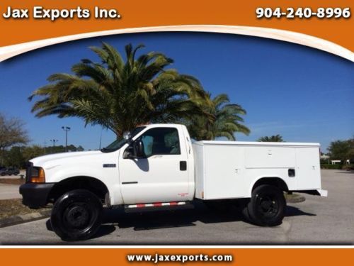 1999 ford f-450 7.3 powerstroke turbo diesel work truck fleet maintained fl truk