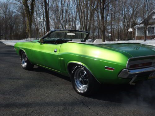 1971 dodge challenger convertible 440 six pack mopar cuda plymouth a-c air rare