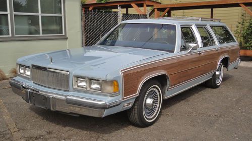 &#039;88 mercury colony park 8 pass station wagon - ford 5.0l - loaded - great driver