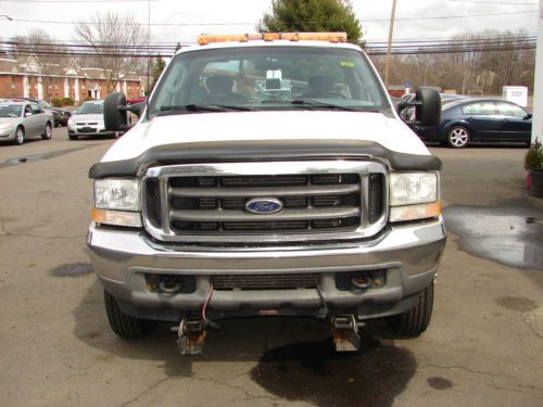 Ford f-350 super duty xlt power stroke diesel 4 x 4 claw type wrecker with plow