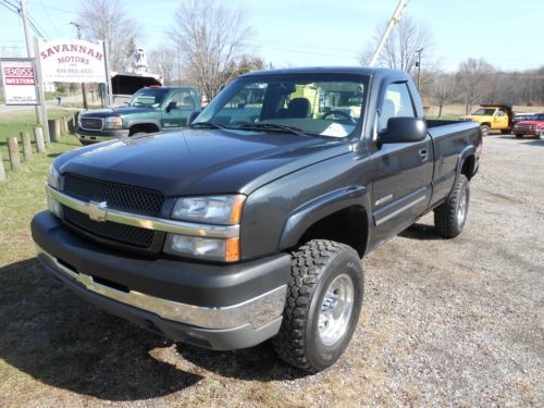 2003 chevrolet 2500hd reg cab 4x4 6.0l gasoline automatictrans locking diff l@@k