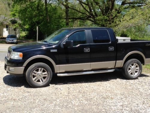 2005 ford f-150 lariat 5.4l  extended cab pickup 4-door 5.4l 4wd  black