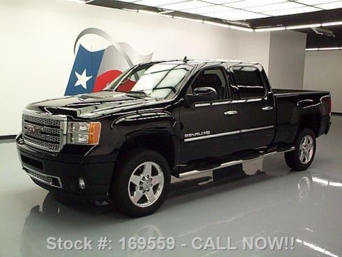 2012 gmc sierra denali 2500hd crew 4x4 leather nav 33k texas direct auto