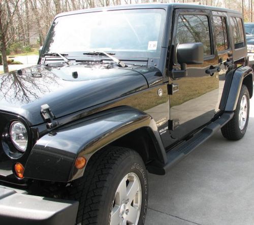 2011 black jeep wrangler sahara like new condition