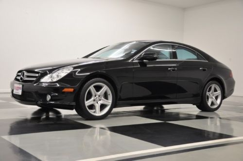 Cls550 navigation heated cooled leather camera sunroof black 2010 2011 2012 cls